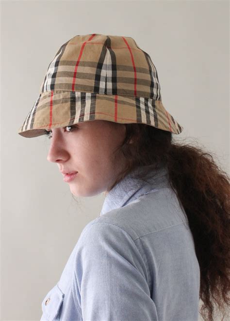 burberry prorsum green bucket hat|burberry reversible bucket hat.